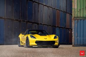 Chevrolet Corvette Grand Sport Convertible on Vossen Wheels (HF-2) 2019 года